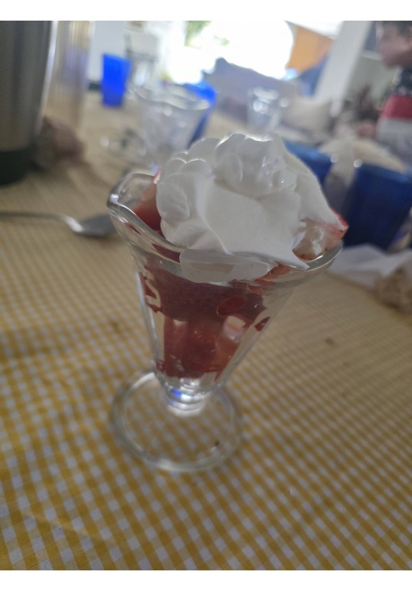 Fresa con Nata